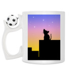 Кружка с футбольным мячиком