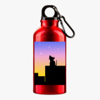 Металлическая бутылка 400 мл UV-DTF