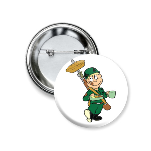 Значок 37мм с принтом Защитник