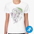 Женская спортивная футболка