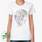 Женская футболка органик