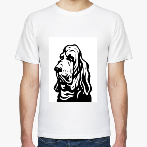 Футболка с принтом собака
