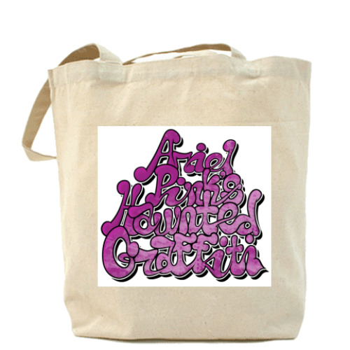 Сумка шоппер с принтом  Ariel Pink