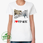 Женская футболка органик