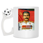 Кружка с футбольным мячиком