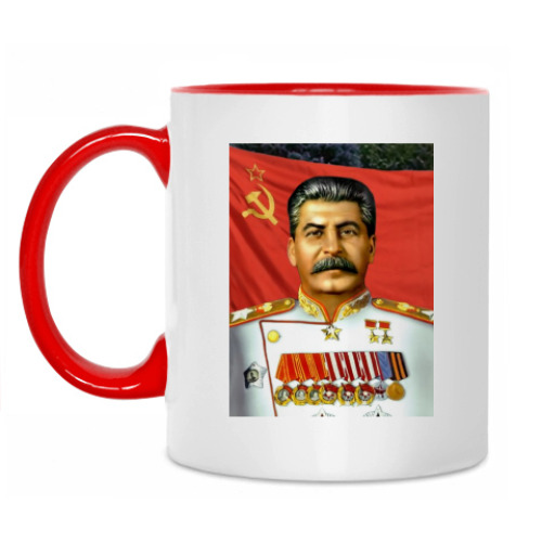 Кружка с принтом Сталин