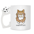 Кружка с футбольным мячиком