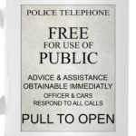 Табличка ТАРДИС Доктор Кто