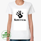 Женская футболка органик