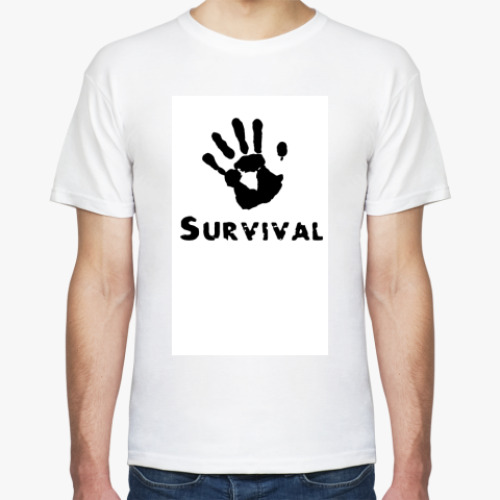 Футболка с принтом Survival