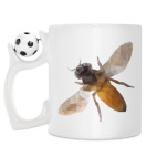 Кружка с футбольным мячиком