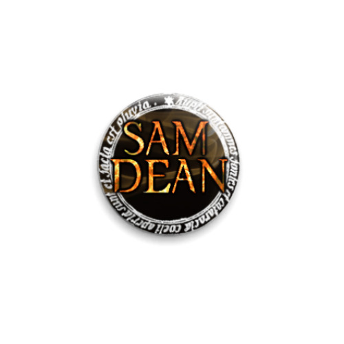 Значок 25мм с принтом Sam/Dean (SPN31)