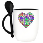 Кружка с ложкой