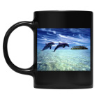 Кружка цветная UV-DTF