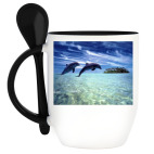 Кружка с ложкой