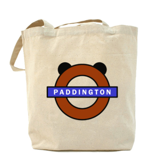 Сумка шоппер с принтом Паддингтон