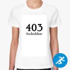 Женская спортивная футболка