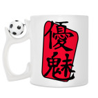 Кружка с футбольным мячиком