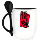 Кружка с ложкой