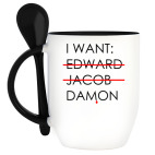 Кружка с ложкой