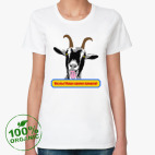 Женская футболка органик