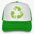 Кепка Trucker, зеленая Экология