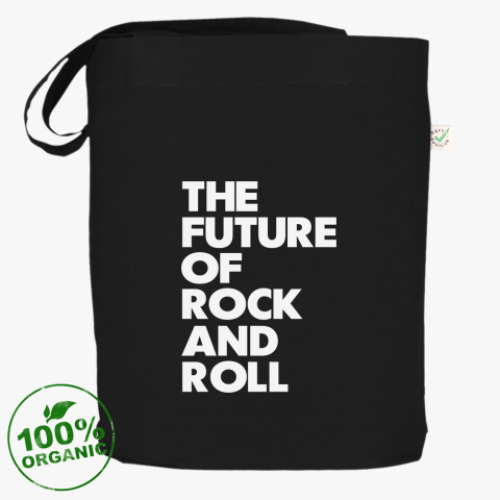 Сумка шоппер с принтом rock