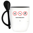 Кружка с ложкой