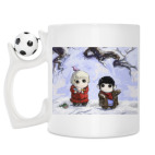 Кружка с футбольным мячиком