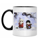 Кружка двухцветная