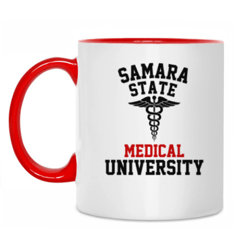 Кружка с принтом СамГМУ - Самарский Государственный Медицинский