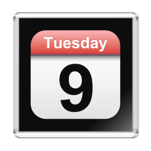 Магнит с принтом  iPhone:Calendar