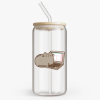 Банка с бамбуковой крышкой