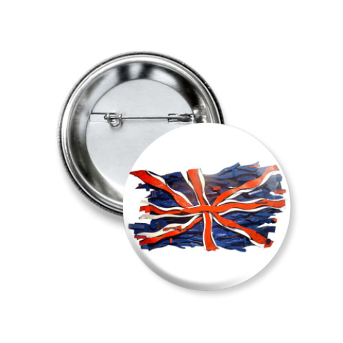 Значок 37мм с принтом England