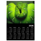 Календарь A2 2026, черный Змея