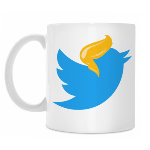 Кружка с принтом Твиттер Трамп