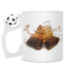 Кружка с футбольным мячиком