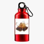 Металлическая бутылка 400 мл UV-DTF