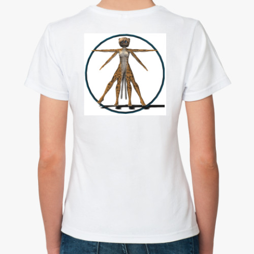 Классическая футболка с принтом  Леодавинчи