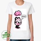 Женская футболка органик