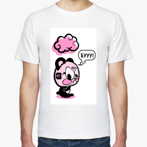 Футболка с принтом БУУУ