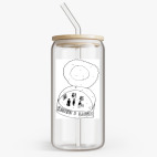 Банка с бамбуковой крышкой