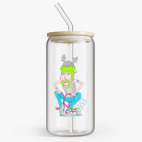 Банка с бамбуковой крышкой