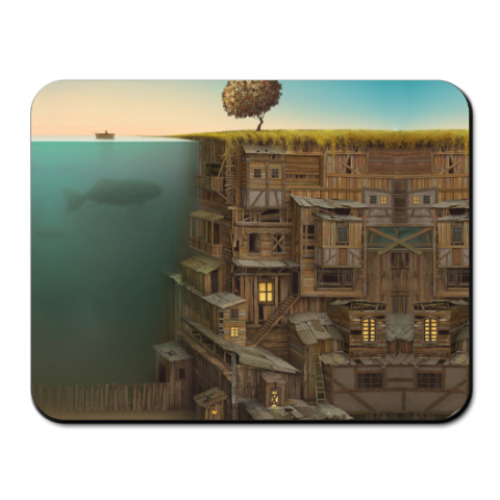 Коврик для мыши с принтом  Дом