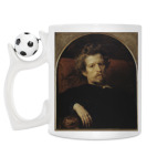 Кружка с футбольным мячиком