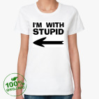 Женская футболка органик