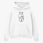 Толстовка худи оверсайз