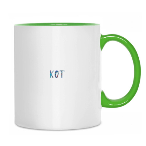 Кружка с принтом кот