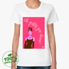 Женская футболка органик