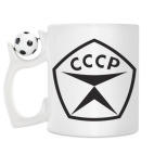 Кружка с футбольным мячиком
